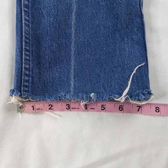 VTG Wrangler Distressed Raw Hem High Waist Mom Jeans - Picture 10 of 12